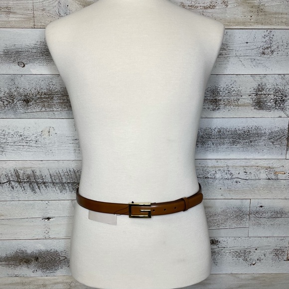 Gucci Brown Leather Gold G Cube Belt 100 40 523305 Luxury Statement Designer - Picture 2 of 16